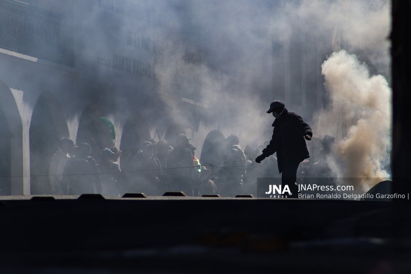 Mass Protests March from El Alto to La Paz Demanding President’s Resignation