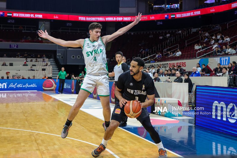 New Zealand face Syria in FIBA World Cup Asian Qualifier in Manila