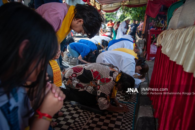 Dragon Boat Festival or Peh Cun at Cisadane River in Tangerang, Indonesia