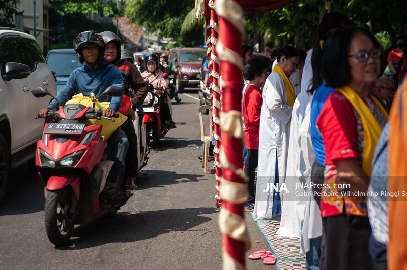 Dragon Boat Festival or Peh Cun at Cisadane River in Tangerang, Indonesia