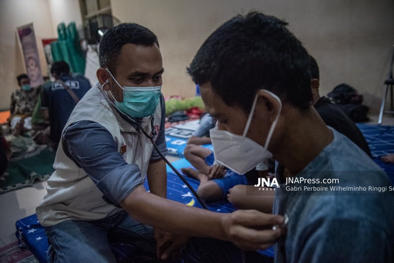 Jatiwaringin Landfill fire in Tangerang, Indonesia