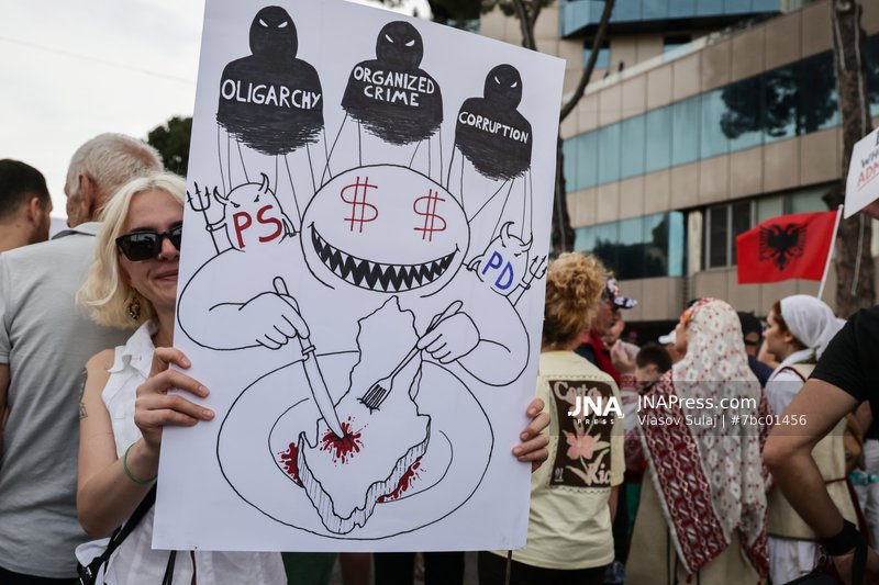 Anti-Kushner Resort Protests in Albania