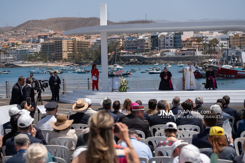 Pope Leo XIV visits Arguineguín