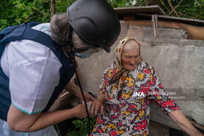 Life Just 10 Kilometers from the Front Line