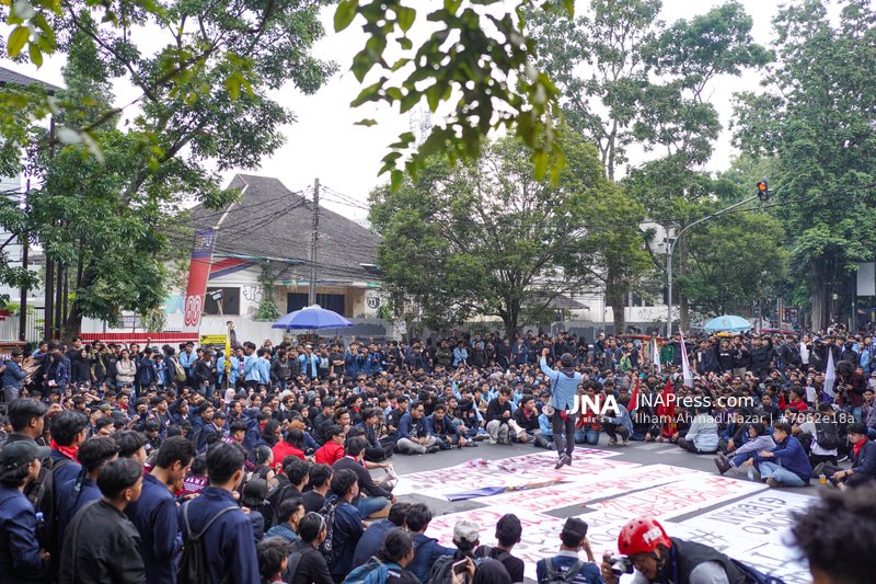 Demonstration in Bandung