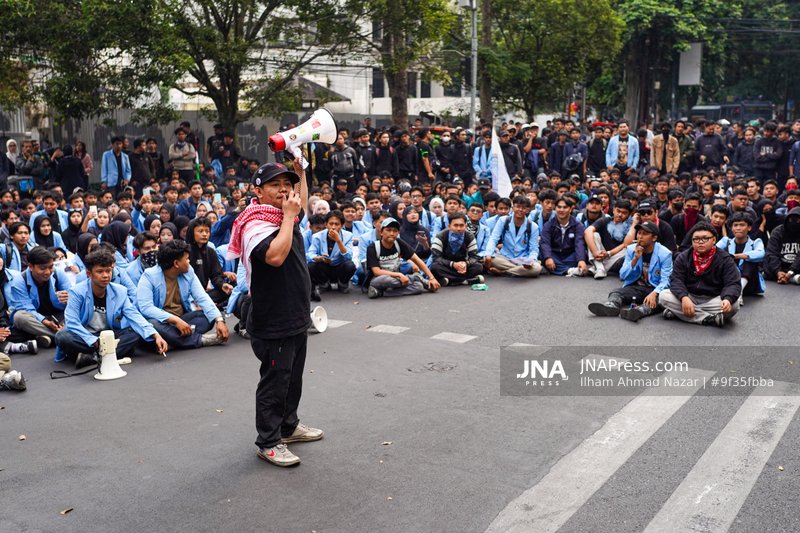 Demonstration in Bandung