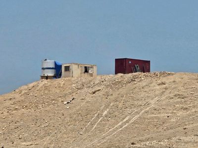 Israeli settler outpost overlooks Palestinian communities near Jericho