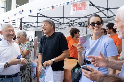 Matteo Renzi Attends Democratic Party Festival in Milan