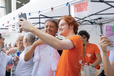 Matteo Renzi Attends Democratic Party Festival in Milan