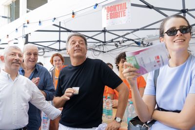 Matteo Renzi Attends Democratic Party Festival in Milan