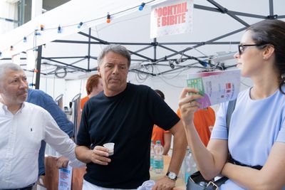 Matteo Renzi Attends Democratic Party Festival in Milan