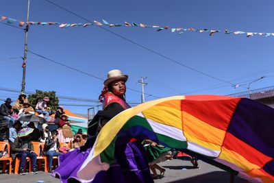 El Alto celebrates the folkloric parade in honor of the Virgin of Carmen