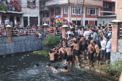 Traditional Dya Pukhhu Jatra celebrated in Khokana