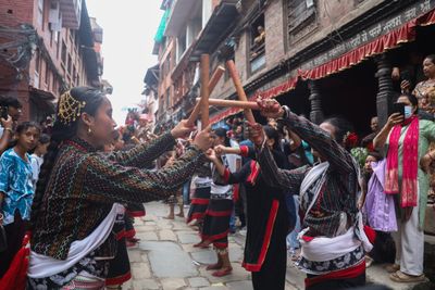 Gai Jatra celebrations draw thousands in Bhaktapur