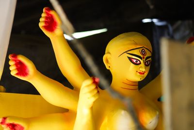 Artisans prepare Durga idols in Kolkata