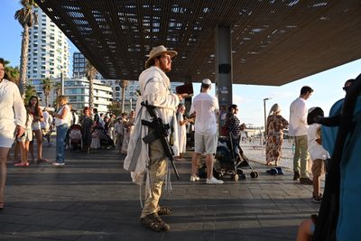 Tashlich Ceremony Held on Tel Aviv Shoreline