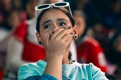 Egyptian fans react with heartbreak after Egypt's 3-2 loss to Argentina in World Cup Round of 16