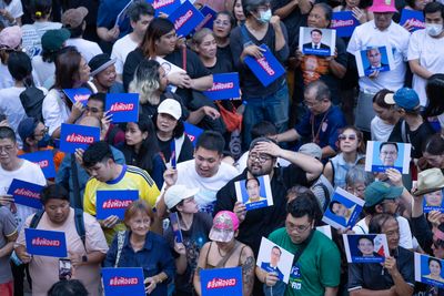 Thai activists march over Senate election case