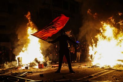 Tirana Students Clash With Police