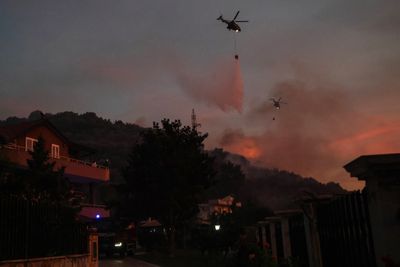 Fier, Albania wildfire
