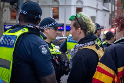 Gaza vigil at State Library of Victoria disrupted by Avi Yemini