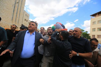 Funeral held for Ali al-Bazari in Burqa