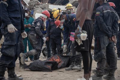 Aftermath of deadly earthquakes in Venezuela