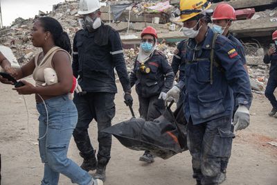 Aftermath of deadly earthquakes in Venezuela
