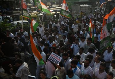 Opposition March to Rajghat