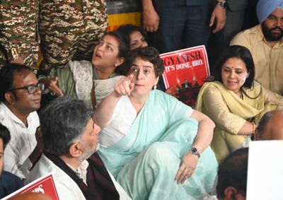 Opposition March in New Delhi