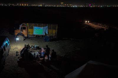 Erbil Kurdish and Arab fans bond over World Cup in Erbil suburbs