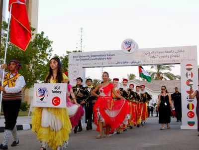 International folklore performances held in North Sinai