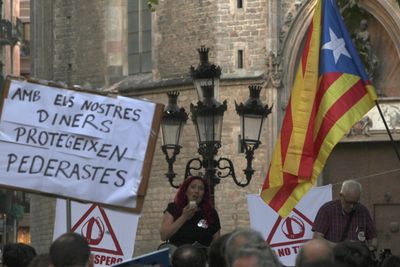 ‘Spain is a colony of the Vatican’: Atheists rally against papal visit to Barcelona
