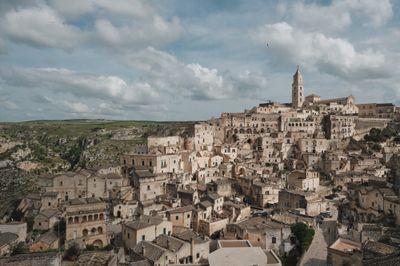 Along the Cammino Materano toward historic Matera