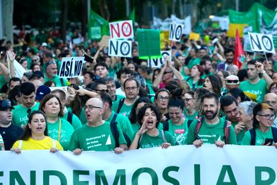 Madrid March For Public Education