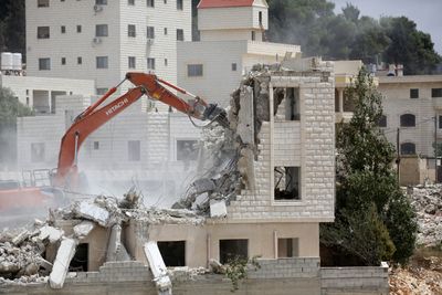 Israeli Bulldozers Demolish Two Houses Near Nablus 