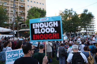 Israeli and Arab activists protest settler violence in Jerusalem