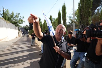 Far-right Israelis protest outside UK Consulate in East Jerusalem