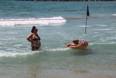 Israelis Flock to Tel Aviv Beach Amid Summer Heat