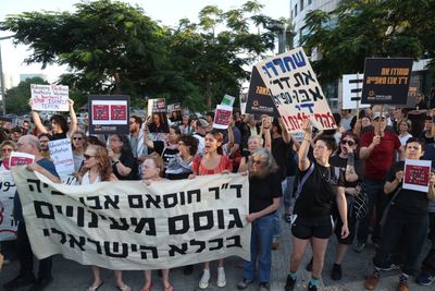 Protest in Tel Aviv Calls for Release of Palestinian Doctor Hussam Abu Safiya