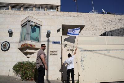Far-right Israelis protest outside UK Consulate in East Jerusalem