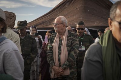 Polisario Front Leader Visits Sahrawi Refugee Camp in Algeria