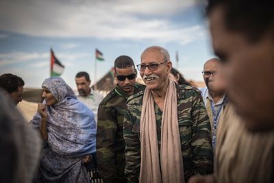 Polisario Front Leader Visits Sahrawi Refugee Camp in Algeria