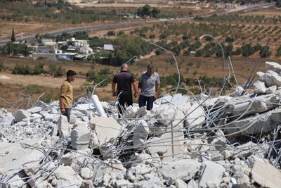 Israeli forces demolish Palestinian family home south of Hebron