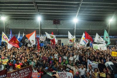 Protest Caravan Opposes Proposed Pax Silica Initiative in Philippines